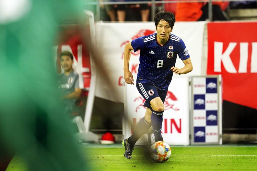 日本代表MF原口元気【写真：Yukihito Taguchi】