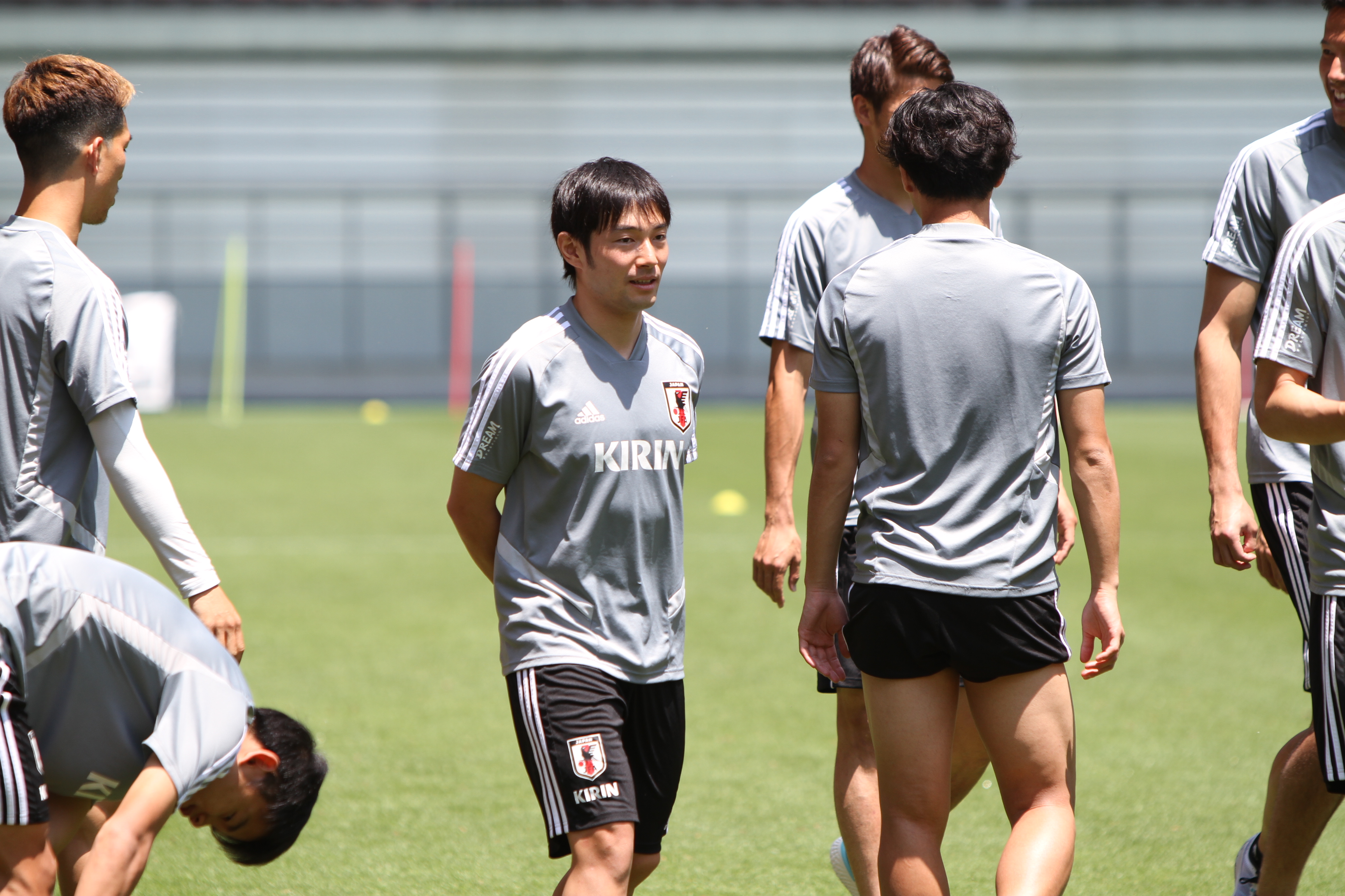 6日午前、MF中島翔哉はリカバリートレーニングで調整した【写真:Football ZONE web】