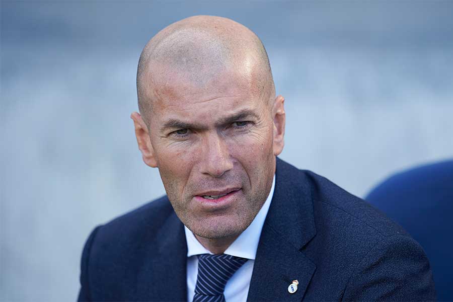 レアル・マドリードを率いるジダン監督【写真：Getty Images】