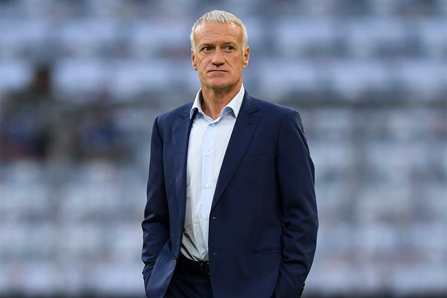 フランス代表を率いるデシャン監督【写真：Getty Images】