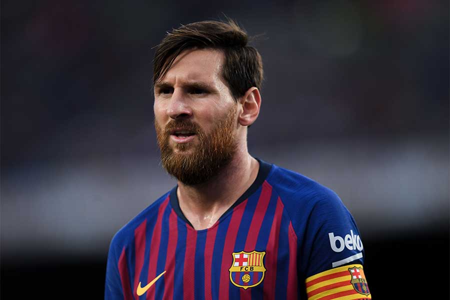 バルサFWメッシ【写真：Getty Images】