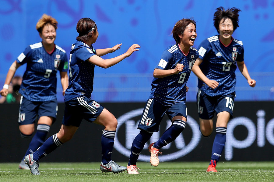 なでしこジャパンが今大会初勝利を挙げた【写真：Getty Images】