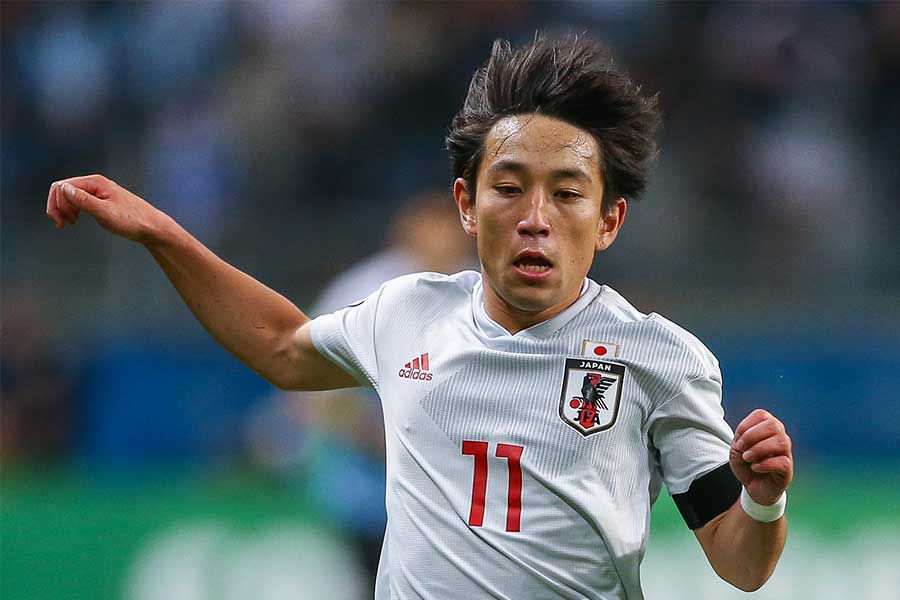 ウルグアイ戦で2ゴールをあげた日本代表MF三好康児【写真：Getty Images】