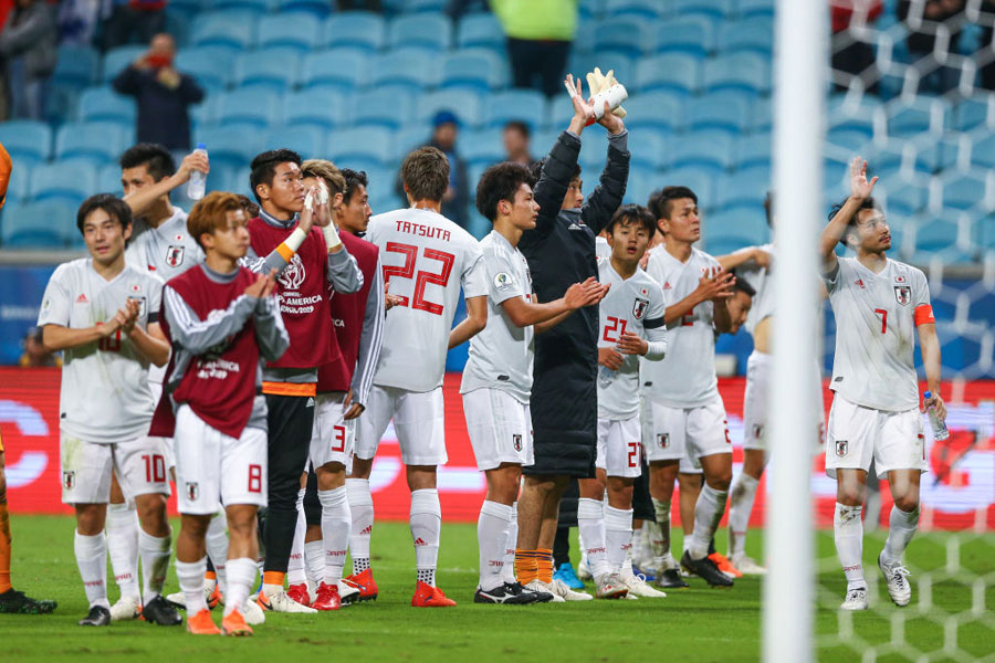 強敵ウルグアイを相手に貴重な勝ち点1を手にした日本代表【写真：Getty Images】