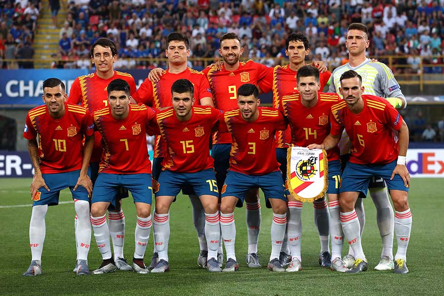 東京五輪の出場権獲得一番乗りを果たしたU-21スペイン代表【写真：Getty Images】