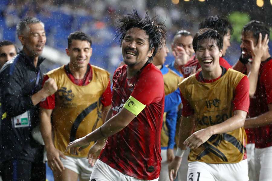 蔚山現代との第2戦、2ゴールを挙げたFW興梠【写真:Getty Images】
