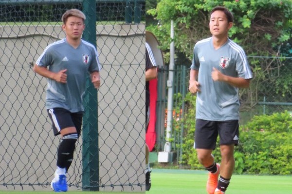 DF菅大輝とMF渡辺皓太　【写真：Football ZONE web】