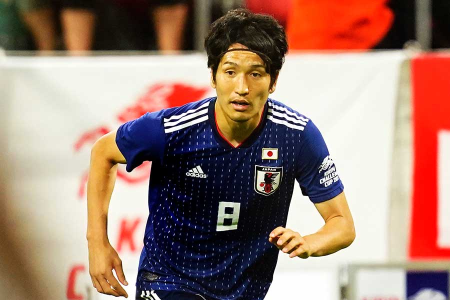 日本代表MF原口元気【写真：Yukihito Taguchi】
