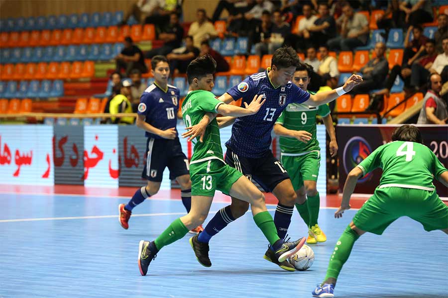 U-20フットサル日本代表が初のベスト4進出を決めた【写真：河合拓/Futsal X】