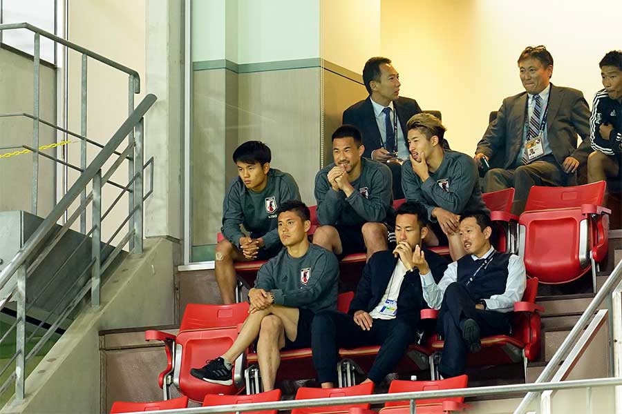 トリニダード・トバゴ戦、23人の登録メンバー外となったMF久保建英【写真:Yukihito Taguchi】
