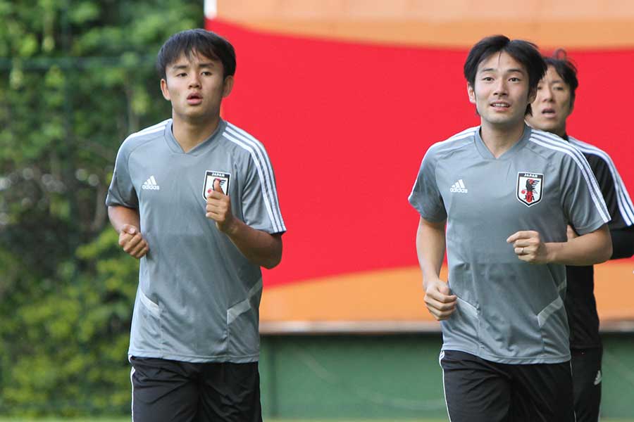 MF中島がMF久保について言及【写真：Football ZONE web】