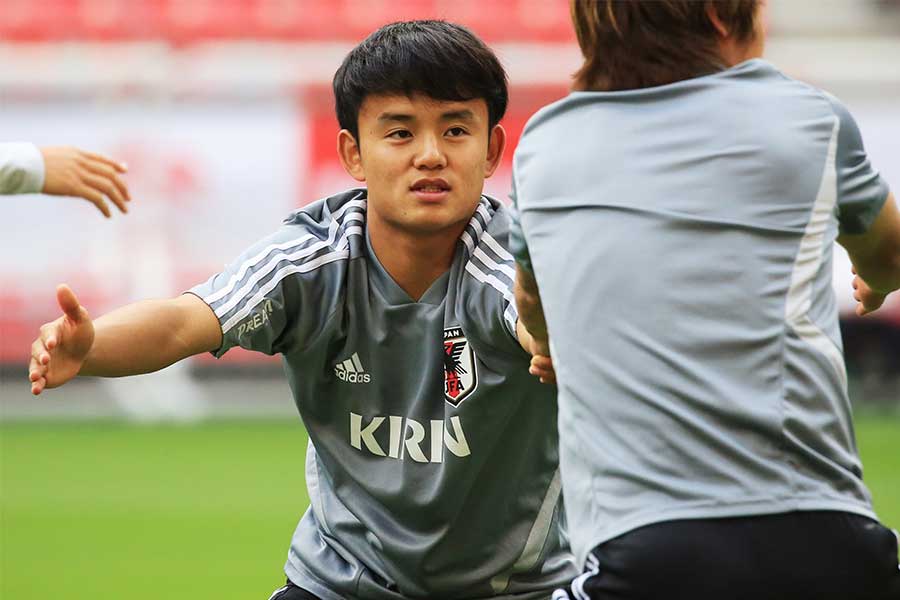 A代表初選出のMF久保建英【写真：Noriko NAGANO】