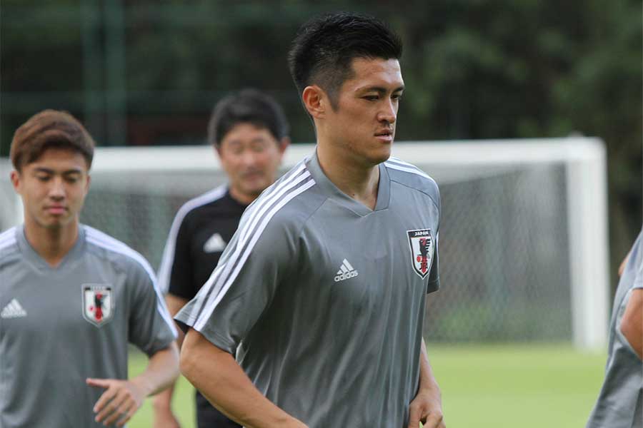 日本代表DF植田直通【写真：Football ZONE web】