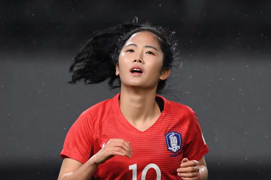 韓国女子代表MFイ・ミナ【写真：Getty Images】