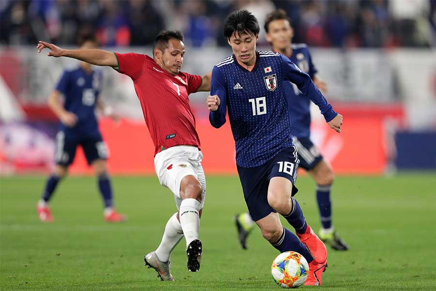 3月には自身初となるA代表も経験した【写真：Getty Images】