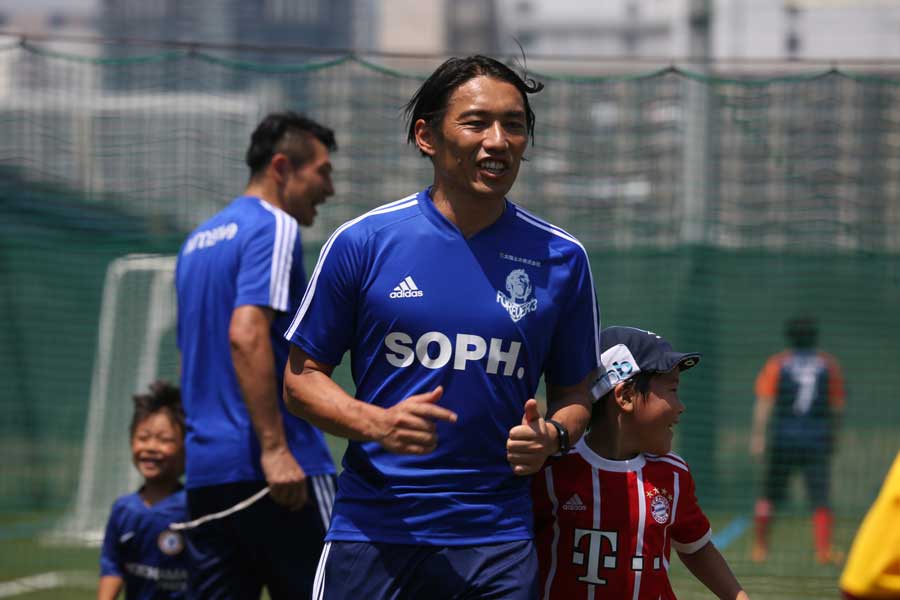 元日本代表FW坂田大輔氏もイベントに参加【写真：Football ZONE web】