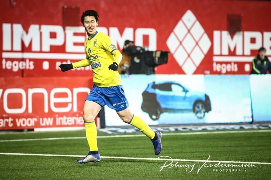 シント＝トロイデン時代はゴールで存在感を見せていた【写真：©STVV】