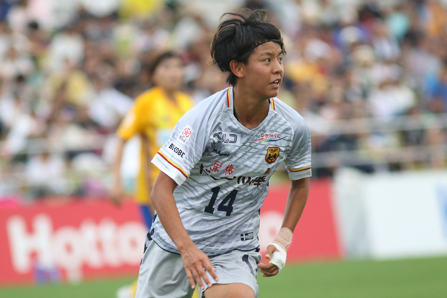 仙台L戦、1G1Aの活躍で勝利に貢献したINAC神戸FW京川【写真：Football ZONE web】