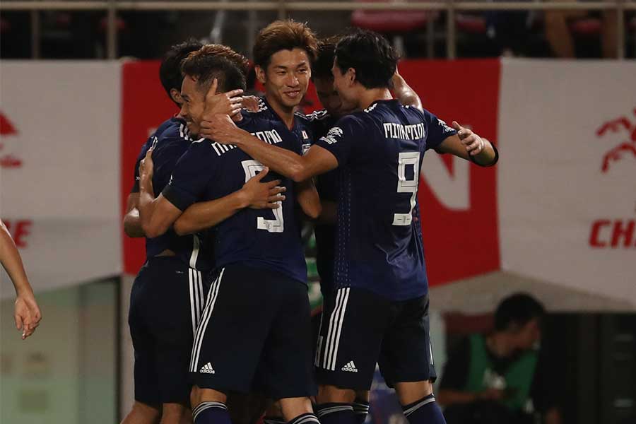 パラグアイに2-0の完勝を収めた日本代表【写真：Getty Images】