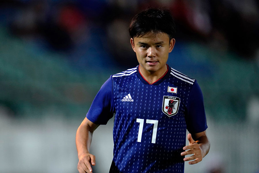 日本代表MF久保建英が、W杯予選最年少出場記録を39年ぶりに更新した【写真：Yukihito Taguchi】