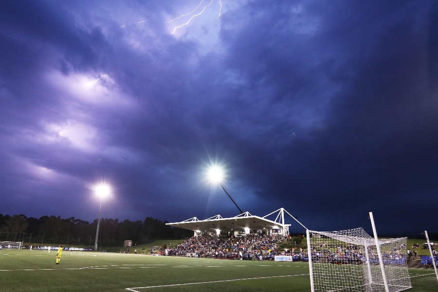 サッカーの試合中に落雷(写真はイメージです)【写真：Getty Images】