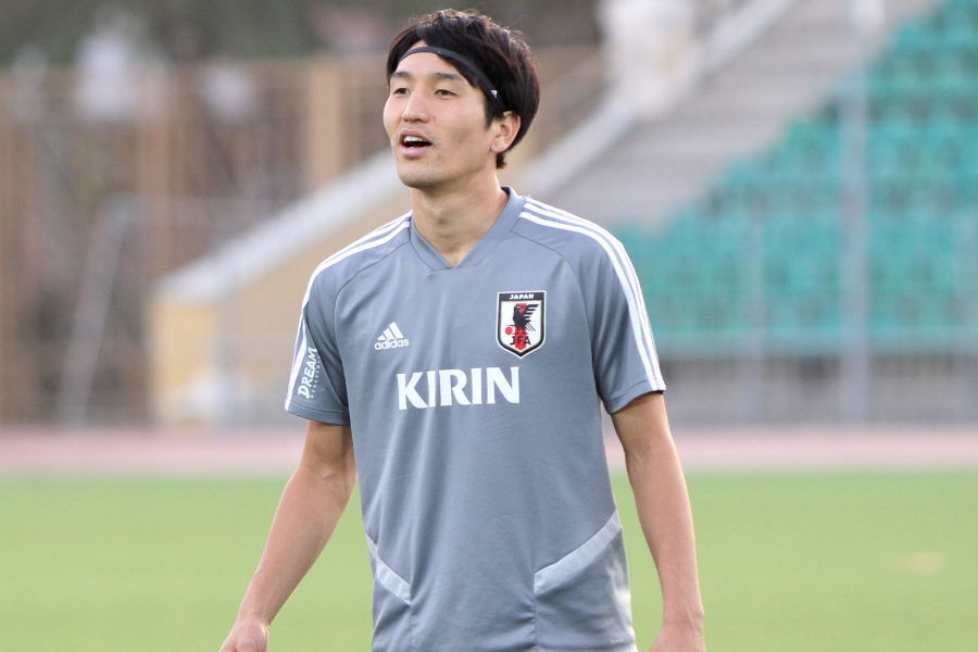 日本代表MF原口元気【写真：Football ZONE web】