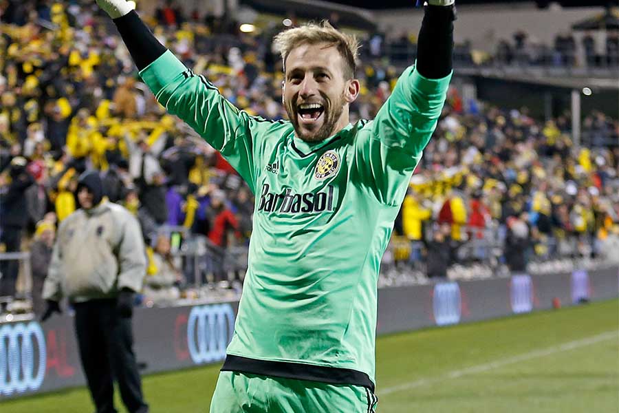 ティンバーズGKスティーブ・クラークがスーパーセーブの連発をみせた【写真:Getty Images】