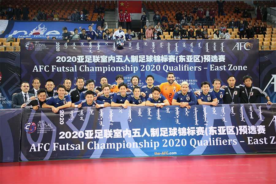 日韓戦を制したフットサル日本代表【写真：河合拓/Futsal X】