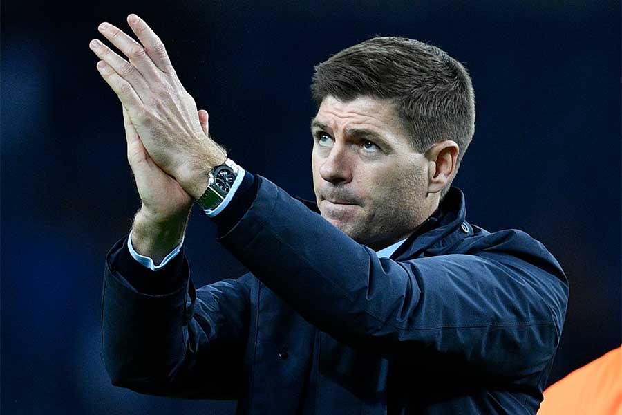 敵将ジェラードもハーツFW食野のゴールを称賛【写真：Getty Images】