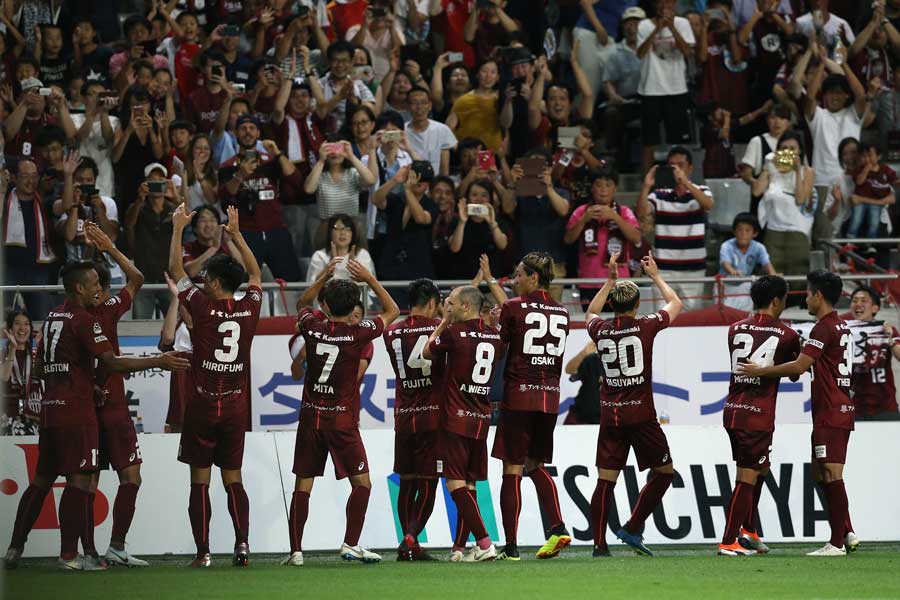 神戸が鹿島を3-1で撃破【写真：Getty Images】