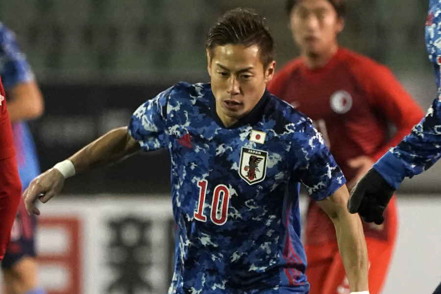 今大会10番を付けている日本代表FW仲川輝人【写真：Getty Images】