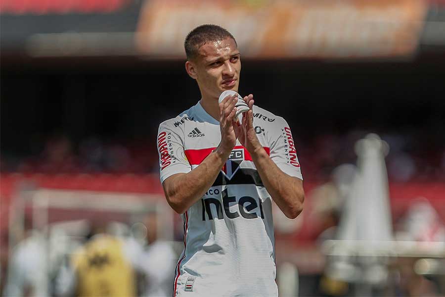 サンパウロのU-23ブラジル代表FWアントニー・マテウス【写真:Getty Images】