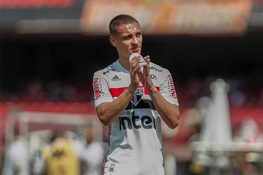 サンパウロのU-23ブラジル代表FWアントニー・マテウス【写真：Getty Images】