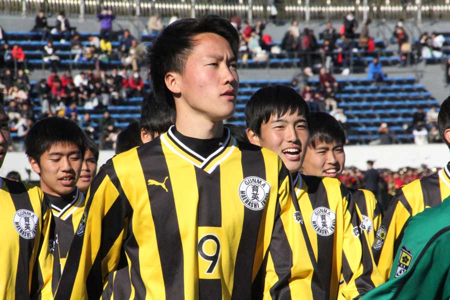 前橋育英FW榎本【写真：Football ZONE web】