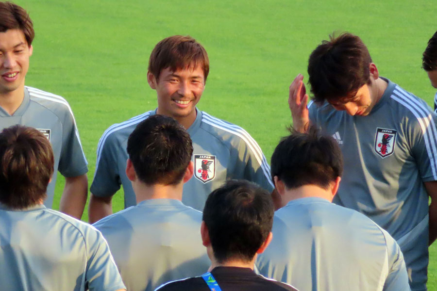 日本代表MF乾が大きな期待を寄せる2選手とは?【写真:Football ZONE web】
