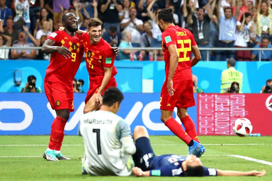 ロシアW杯で日本は試合終了間近、ベルギーに電光石火のカウンター攻撃でゴールを奪われた【写真：Getty Images】