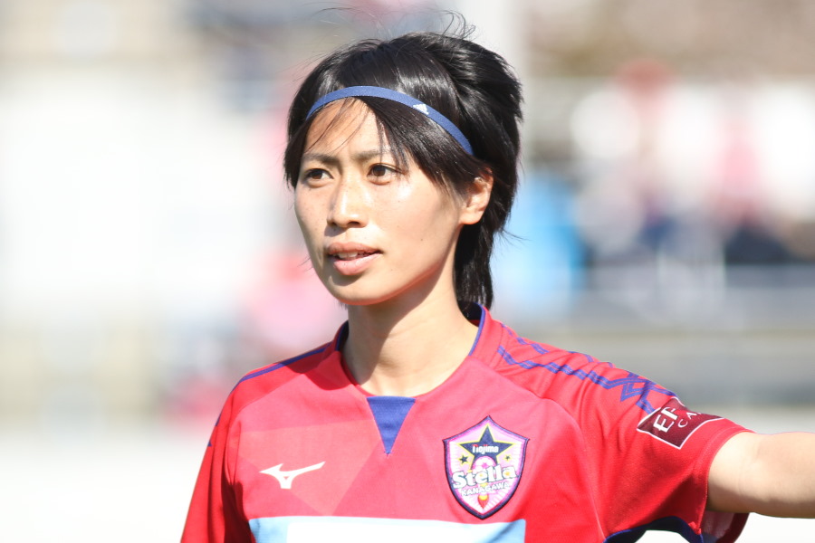 ウエルバの田中陽子が初ゴールを決めた（※写真はノジマステラ時代のものです）【写真：Football ZONE web】