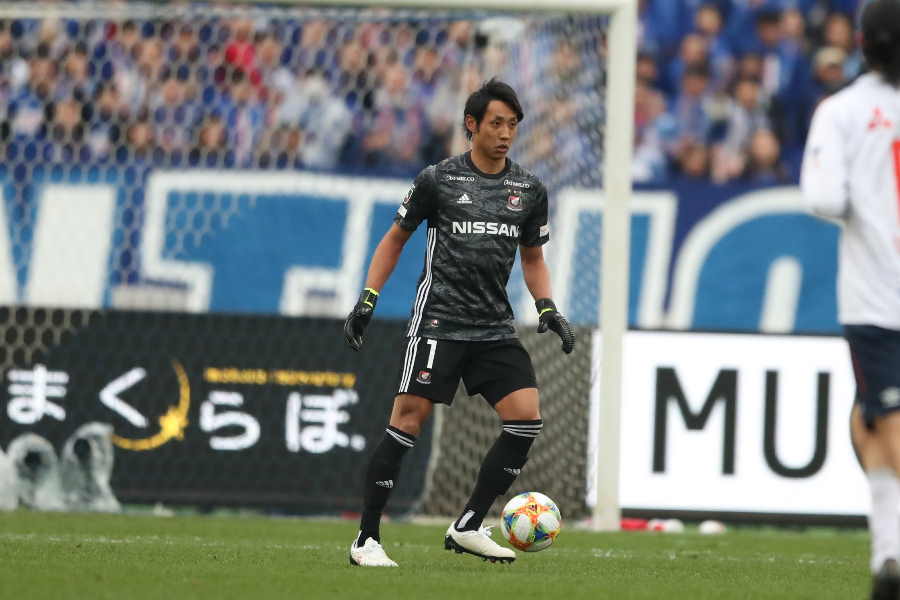 昨季J1王者・横浜F・マリノスのGK朴一圭【写真：高橋学】