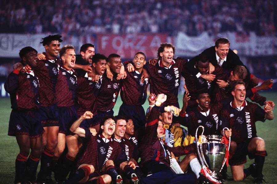 1995年にチャンピオンズリーグを制したアヤックス【写真:Getty Images】