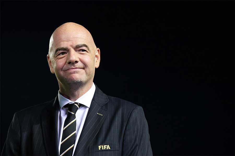 国際サッカー連盟（FIFA）のジャンニ・インファンティーノ会長【写真：Getty Images】