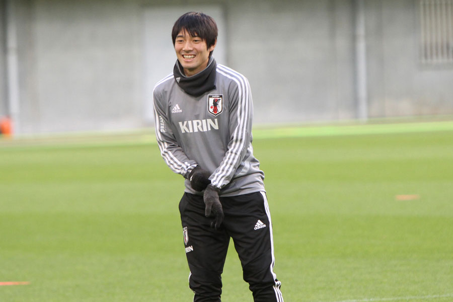 日本代表MF中島【写真：Football ZONE web】