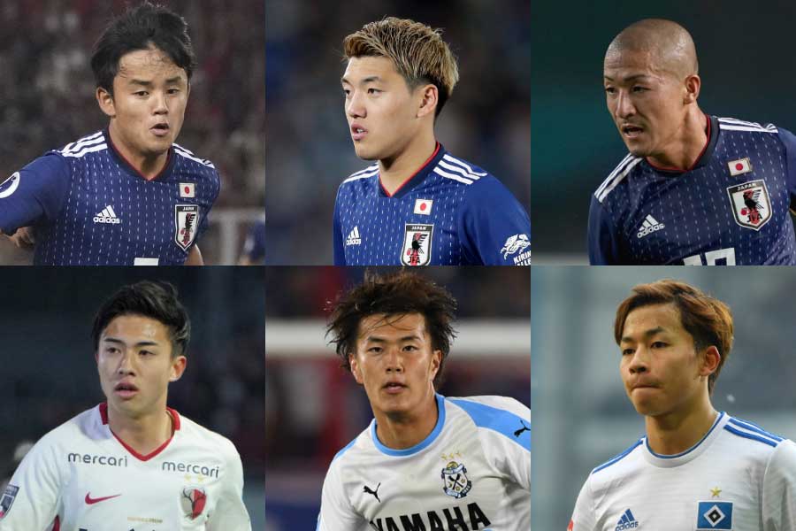 U-22日本代表のアタッカーたちには、厳しいポジション争いが待っている【写真：荒川祐史＆Getty Images＆ⒸAFC】