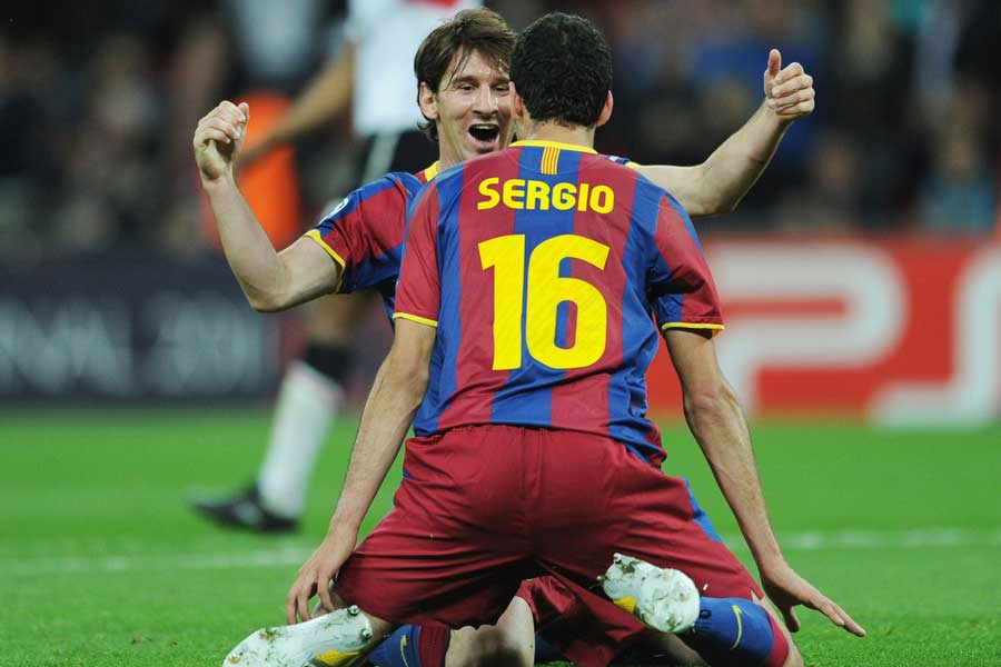 ブスケッツは、「対戦相手から認めてもらったことは誇らしい」と語った【写真：Getty Images】