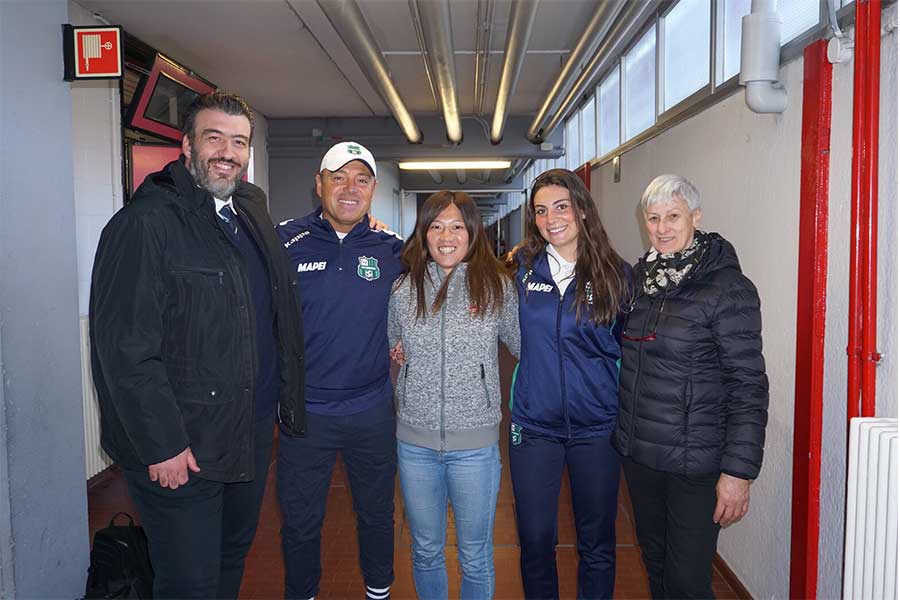 クラウドファンディングで募り、イタリアのトライアウトに参加【写真：本人提供】