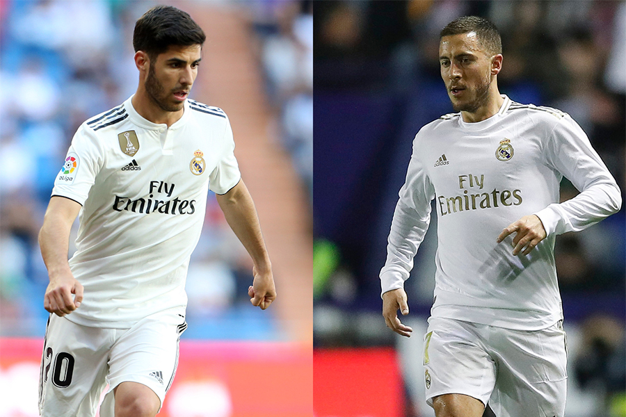 負傷していたMFマルコ・アセンシオとMFエデン・アザールがチームに復帰【写真：Getty Images】