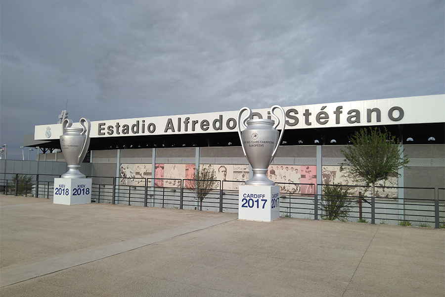 再開後はアルフレッド・ディ・ステファノ・スタジアムで無観客試合か【写真：高橋智行】