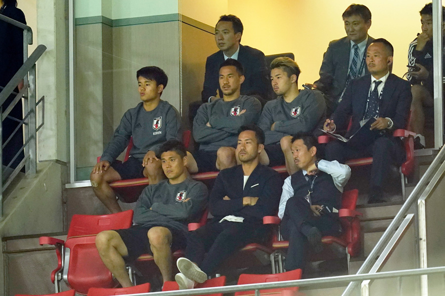 スタンドから試合を観戦した岡崎だが「言うほど悪くなかった」と振り返った【写真:Yukihito Taguchi】