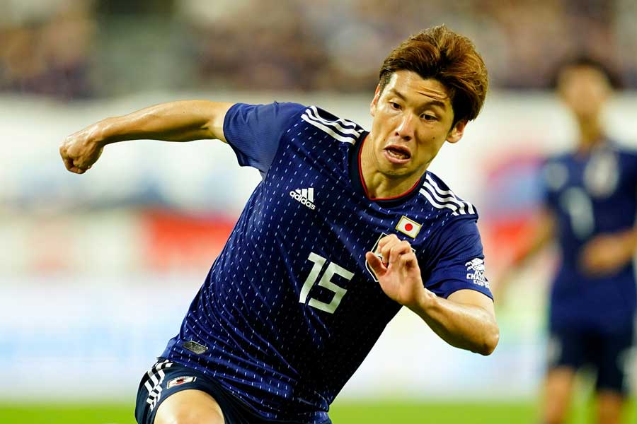 日本代表FW大迫【写真：Yukihito Taguchi】