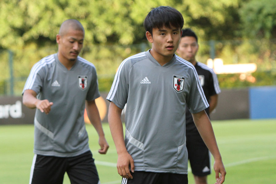 日本代表MF久保建英【写真：Football ZONE web】