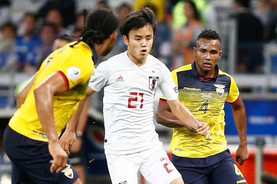 日本代表MF久保建英【写真：Copa America】